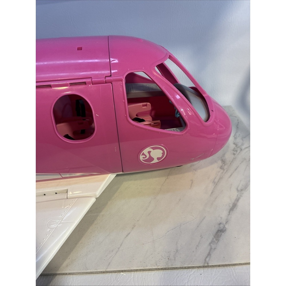 Barbie Pink Jet Airplane Playset – Opens into Cabin w/Seats & Cockpit - Picture 12 of 12